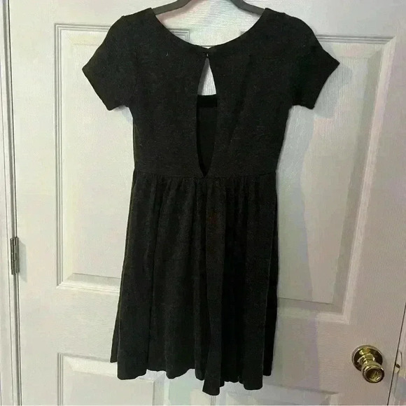 Kimchi Blue from Urban Outfitters Dark Gray Mini Skater Dress Size XS - Picture 4 of 4